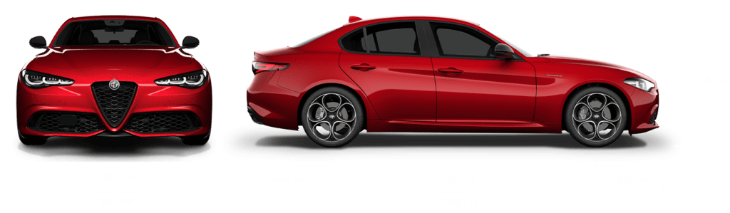 Alfa Romeo Giulia - Dimensioner
