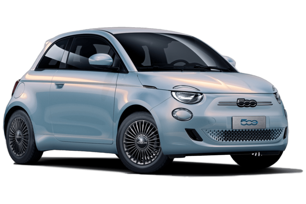 Fiat 500 - Elmotor 87kW (118hk) - Celestial Blue