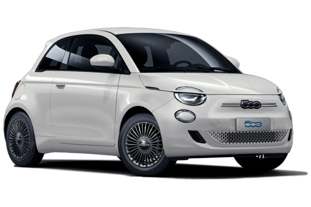 Fiat 500 - Elmotor 87kW (118hk) - Ice White
