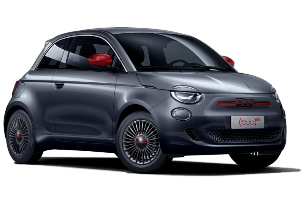 Fiat 500 Red - Mineral Grey
