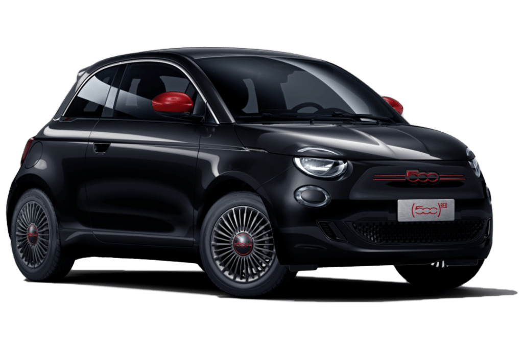 Fiat 500 Red - Onyx Black
