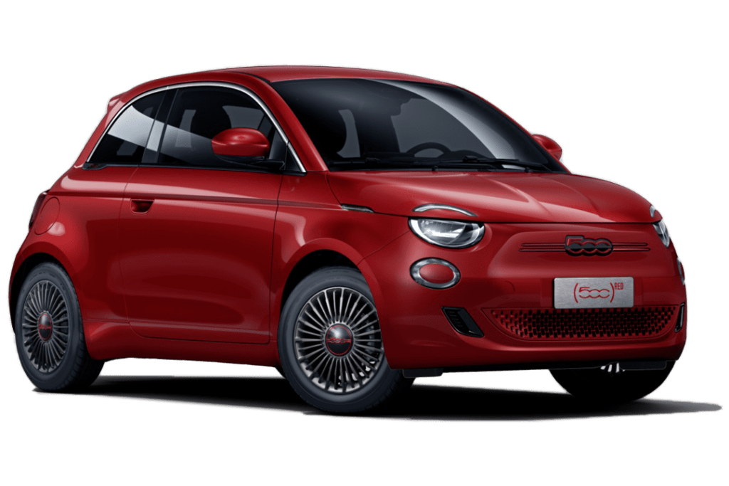 Fiat 500 Red - Red